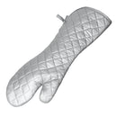 1Pair BBQ Oven Microwave Gloves Heat Resistant Cooking Glove 17 Inches Slicone Cloth Oven Mitts