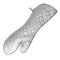 1Pair BBQ Oven Microwave Gloves Heat Resistant Cooking Glove 17 Inches Slicone Cloth Oven Mitts