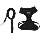 Adjustable Pet Lead Leash Cat Dog Harness And Soft Mesh Walking Harness Vest Apparel