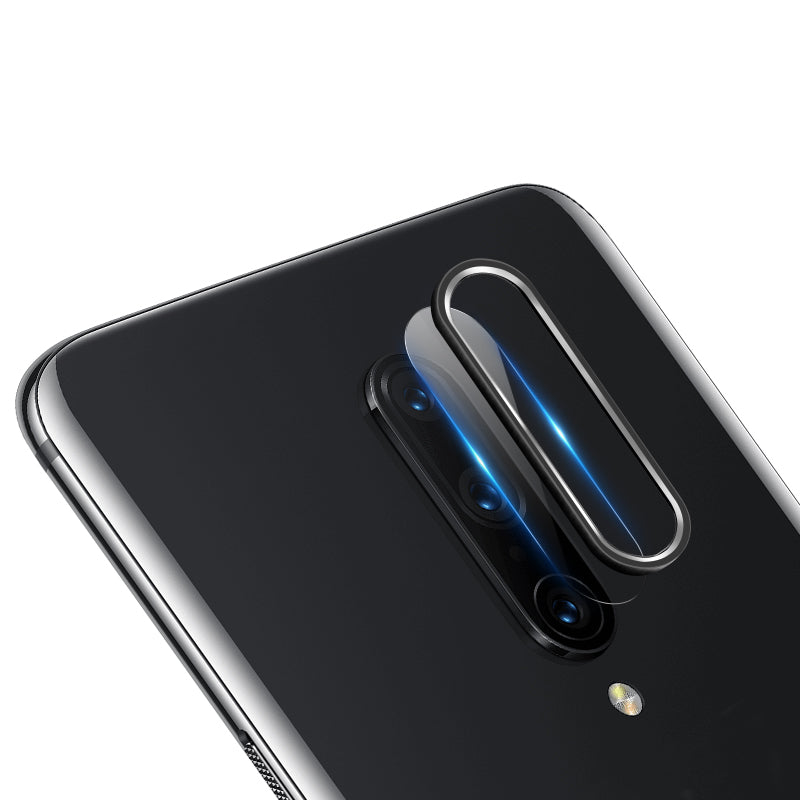 Bakeey Anti-scratch Aluminum Metal Circle Ring + Soft Rear Phone Camera Lens Protector for OnePlus 7