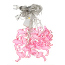 AC220V 3.5M 96 LED Flamingo String Curtain Light Fairy Lamp Wedding Indoor Home Decor EU Plug