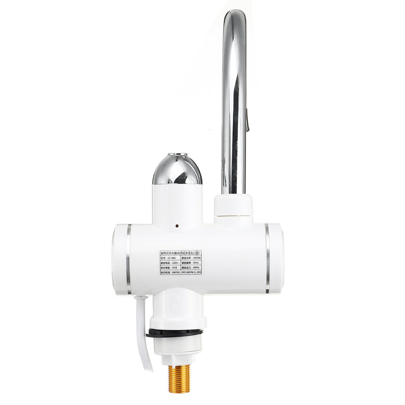 3000W 220V Electric Faucet Tap Hot Water Heater Instant for Bathroom Kitchen