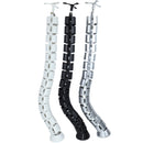 ABS Round Cable Sleeve Wire Organizer Coiled Tube Cable Management Sleeves Tube Protector for Home Office