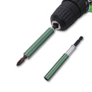 Drillpro 10pcs 100mm Flexible Screwdriver Bit Holder 1/4 Inch Hex Magnetic Extension Holder for Electric Drill