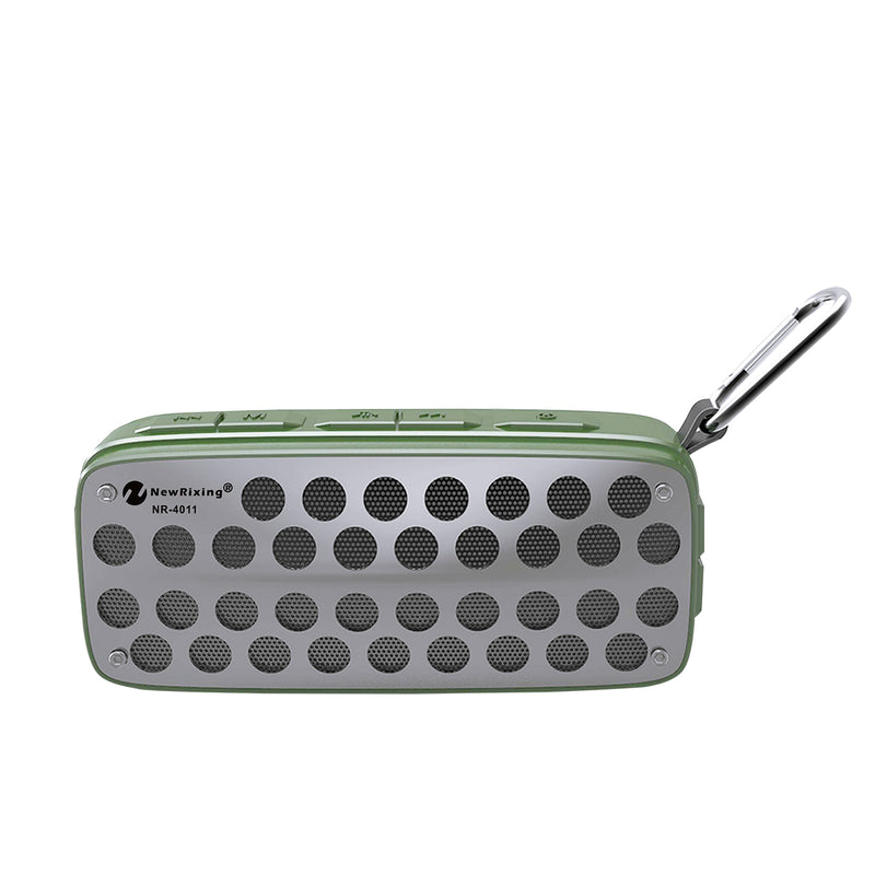 Portable Outdoor Wireless bluetooth Speaker IPX4 Waterproof FM Radio TF Card Speaker with Mic