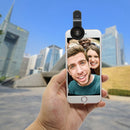 Bakeey Universal Clip Camera Lens 0.67 Wide Angel+180 Degree Fish Eye+Macro For Mobile Phone Tablet