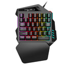HXSJ V100 Single Hand Gaming Keyboard Controller for PUBG Mobile Video Game