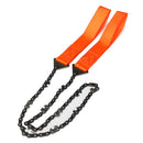 Gardening Hand Chain Saw Orange Handle 65 Manganese Steel Hand Felling Saw Outdoor Portable Saw