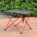 IPRee 2216.514.5inch Aluminium Alloy Camping Lightweight Picnic BBQ Square Folding Table
