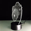 Digital Camera 3D LED Lights Colorful Touch Night Light Christmas Gift