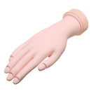 Flexible Nail Art Acrylic False Training Hand Practice Tips Manicure Tools Trainer