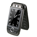 BLT V998 2.6'' 2000mAh Dual Touch Screen Dual SIM Magic Voice Flip Feature Phone
