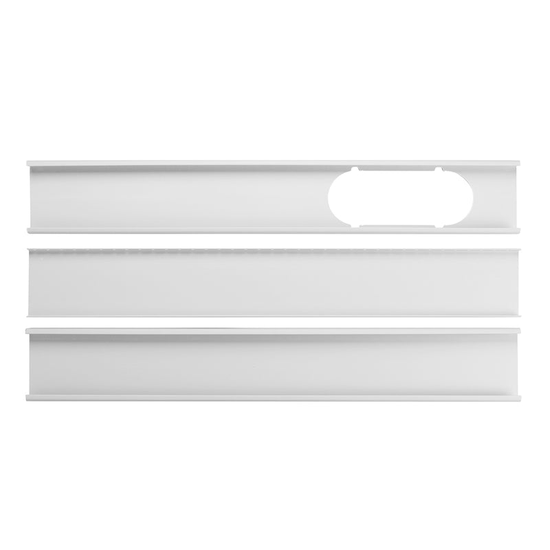 3Pcs 1.9M Adjust Air Conditioner Window Vent Plate Air Conditioner Exhaust Hose Tube Connector