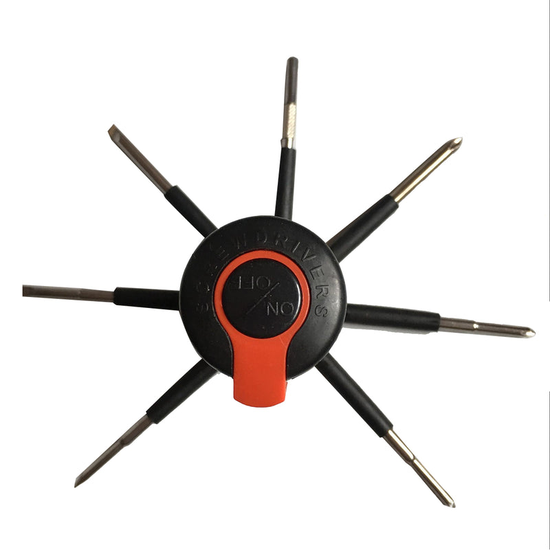 Household Multi-function Screwdriver 8-in-1 Screwdriver Set DIY Hardware Tool With LED Light