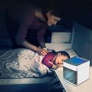 KCASA A-455120 USB Mini Fan Air-Conditioning Fan Ultra Compact Portable Evaporative Air Cooling Fan For Home Office Cooling Fan