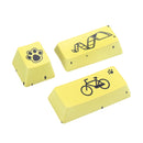 Five-sided Dyesub PBT OEM Profile Yellow Dog Shark2 Space Bar 6.25u Novelty Keycap + ESC Enter Keycaps