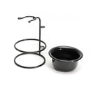 Stainless Steel Shaving Brush Razor Stand Holder and Shaving Bowl/ Mug Set