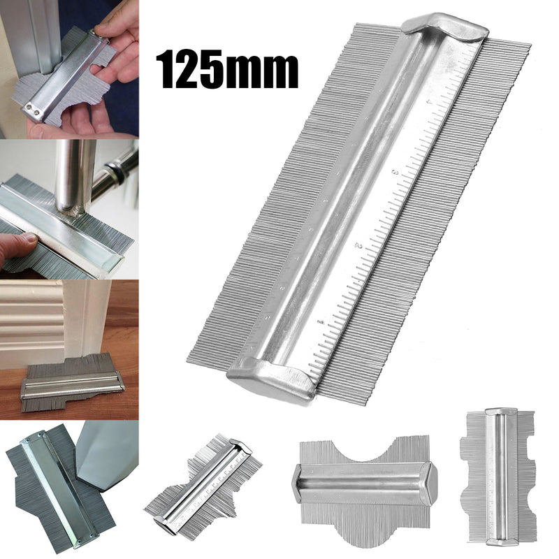 5inch 125mm Contour Measuring Rule Profile Contour Gauge Irregular Shape Duplicator Woodworking Precisely Tool