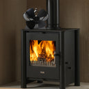 IPRee YL201 Mini 4 Blades Fireplace Fan 1100rpm Wind Speed 130-180CFM Wind Volume Wood Burner Stove Thermal Heat Power Fan