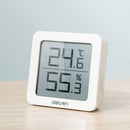 Deli Digital Thermometer Hygrometer LCD Clear Display Standing and Hanging Dual Use