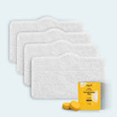 4 pieces Cleaner Mop Cloth Set for Deerma Multi-function Steam Cleaner