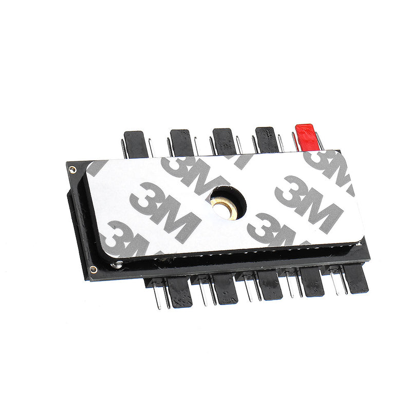 Computer Chassis 4pin Speed Temperature Control Cooling Fan PWM Fan Hub Speed Controller Support 8-way 10-way FAN