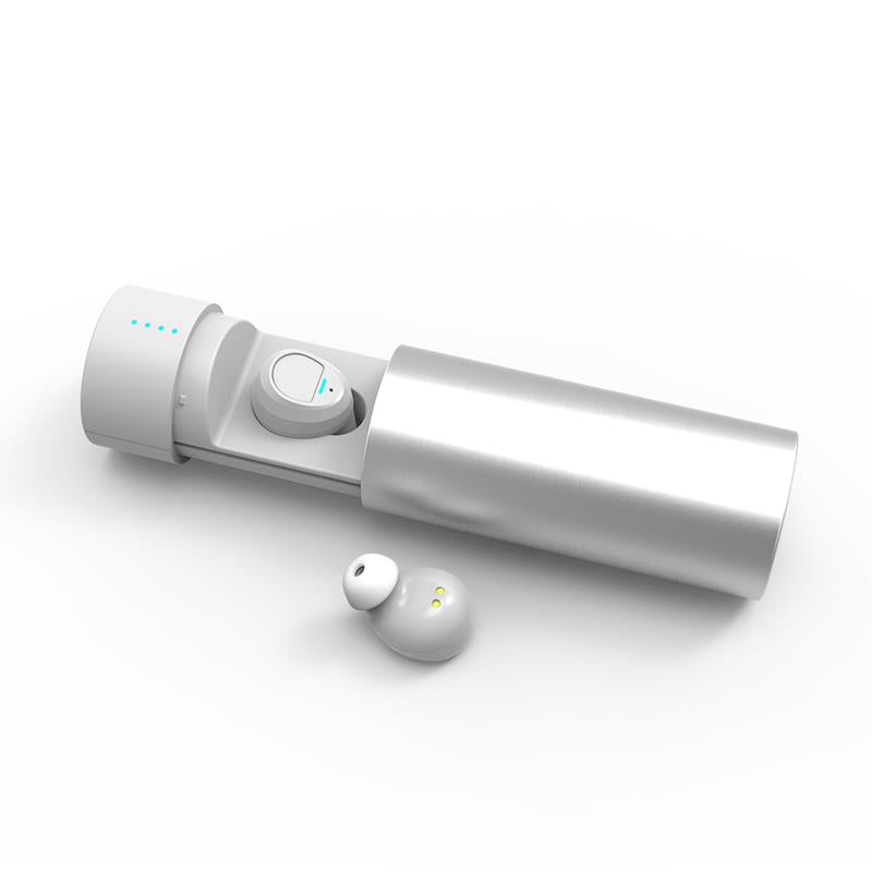 [True Wireless] TWS bluetooth Earphone Lightweigh Portable Stereo Headphones with Charging Box