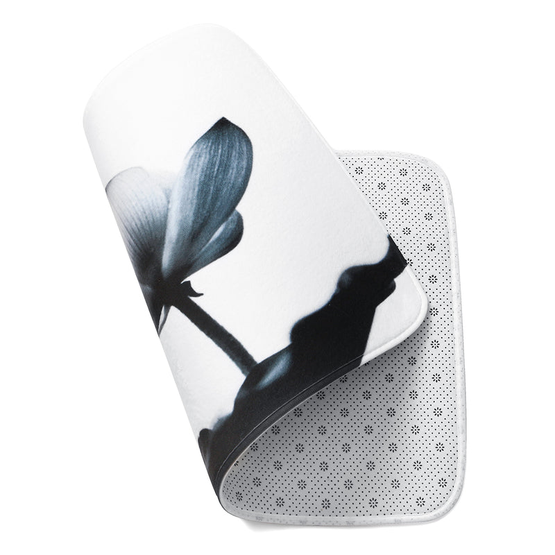 Flower Waterproof Shower Curtain Bathroom Toilet Lid Rugs Cover Mats