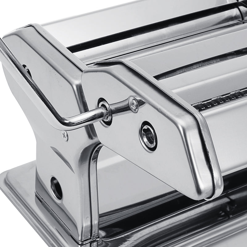 Hand Crank Stainless Steel Fresh Pasta Maker Roller Machine For Spaghetti Noodle Tools Kit