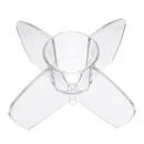 MEIGAR Kitchen Vegetable Fruit Salad Bowl Food Snacks Storage Transparent Container
