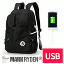 Mark Ryden USB Backpack Student Water Repellen Nylon Backpack Men Material Escolar Mochila Quality Brand 17 inch Laptop Bag School Backpack