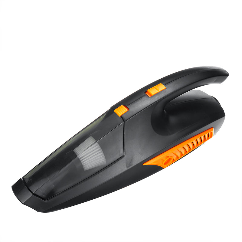 12V 120W LED Car Wireless Vacuum Cleaner Suction For Auto Mini Hand Held Wet & Dry Cleaning