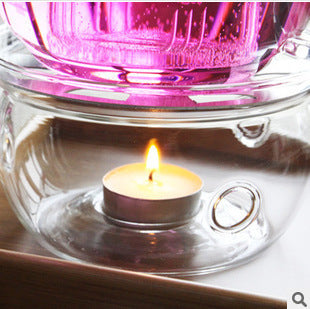 Thickened Heat-resistant Glass Tea Set Teapot Heater Insulation Base Heating Base Warm Tea Warmer