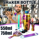 550/750ML Colorful Stainless Steel Cocktail Shaker Mixer Drink Bartender Tools for Bartender Drink Party Bar Tools