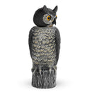 Rotating Head Owl Decoy Protection Repellent Bird Pest Control Scarecrow Garden Yard Decorations