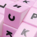 Plastic Pink Magic Puzzle Fidget Cube For Fans GiftsToys