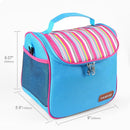 Honana CF-LB060 Woman Lady Waterproof Insulated Cooler Lunch Tote Bag With 2 Detachable Liners
