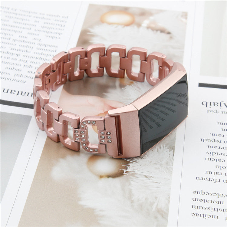 Bakeey Stainless Steel Watch Band Strap for Fitbit Charge 3