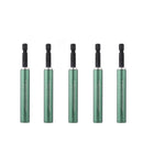 Drillpro 5pcs 100mm Flexible Screwdriver Bit Holder 1/4 Inch Hex Magnetic Extension Holder for Electric Drill