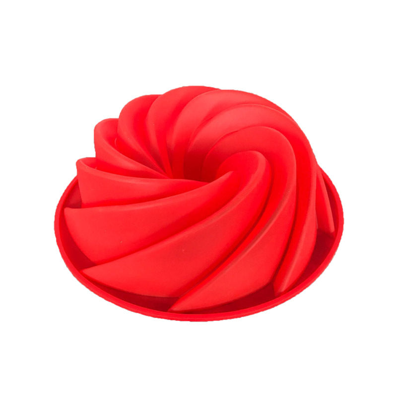 Big Swirl Shape Silicone Butter Cake Mould Baking Mold Form Tools For Cake Mold Baking Dish Bakeware