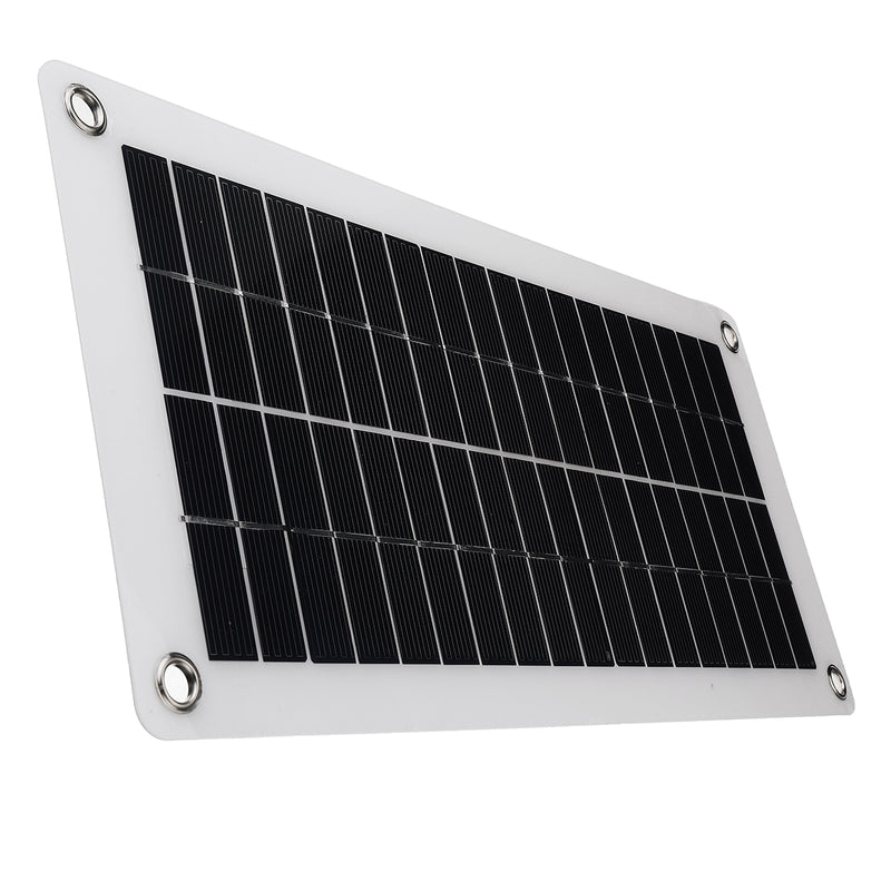 Mono Solar Panel Waterproof DC USB Monocrystaline Flexible Solar Charger Power Bank Outdoor Camping Hiking Battery Charger