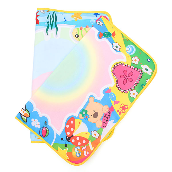 Baby Children Water Painting Mat Board Bear Doodle Toy Pen