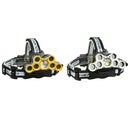 XANES 2502B 2500LM 2XPE+7T6 9LED 6 Modes USB Charging Zoomable Headlamp 18650 Battery
