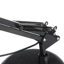 DC5V 10W Metal LED Swing Arm Table Lamp Magnifier Ring Reading Light Dimmable 3 Color Temperature for Study