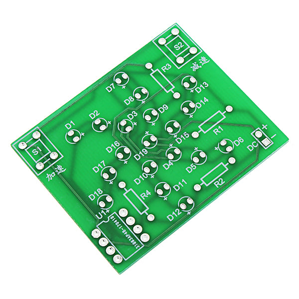 10pcs DC 5V DIY Electronic Windmill Training Kit Speed Adjustable MCU Course Design For Soldering