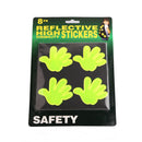 Waterproof MTB Reflective Bike Wheel Sticker Cycling Bicycle Footprint Pattern Decals Bike Accessory