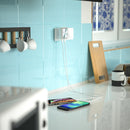 3pcs BlitzWolf BW-LT14 Plug-in Smart Light Sensor LED Night Light with Dual USB Charging Socket