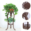 Retro Flower Stand Chic Indoor Garden Metal Plant Holder Display Planter Vase