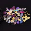 Dancingnail Mixing Pearl Shell Cololful Nail Decoration Beads Rhinestone Manicure Ornaments