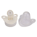 Portable Nontoxic Baby Pacifier Nipple Digital Thermometer Safety Mouth Celsius White